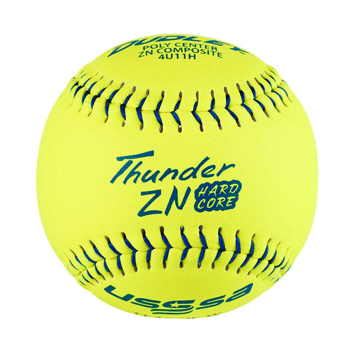 Dudley Thunder HARD CORE Slowpitch Softball 11” USSSA 44-375 PRO W – One Dozen: 4U11H