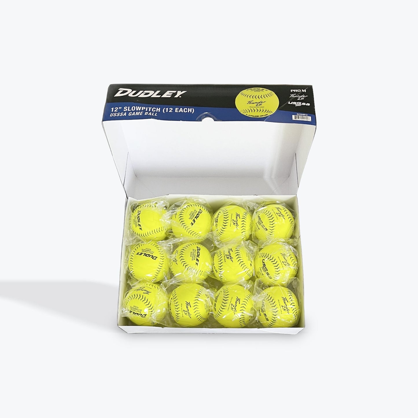 Dudley Thunder ZN Pro-M USSSA 12" Slowpitch Softballs - 4U554