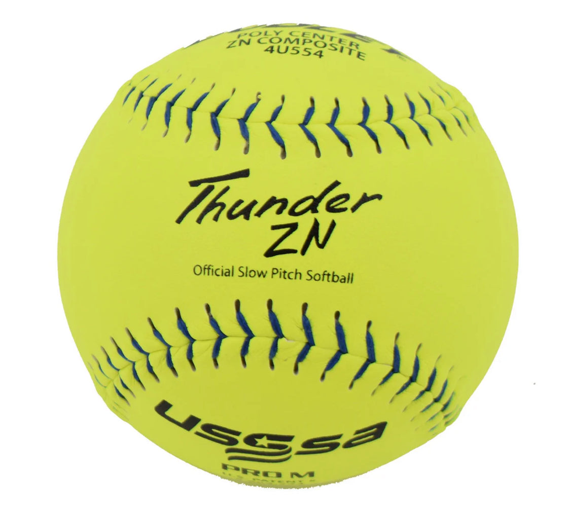 Dudley Thunder ZN Pro-M USSSA 12" Slowpitch Softballs - 4U554