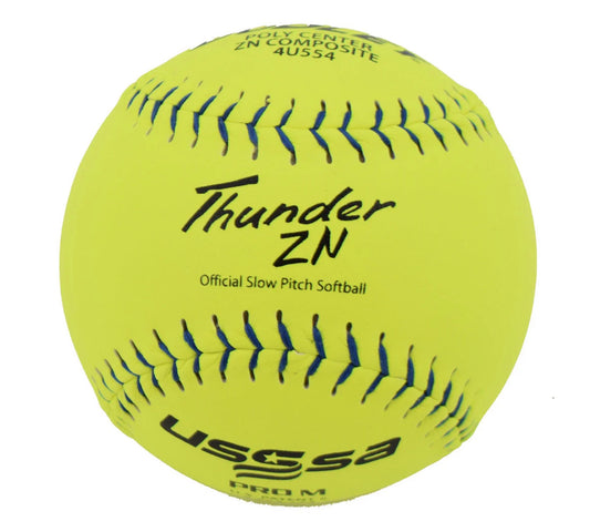 Dudley Thunder ZN Pro-M USSSA 12" Slowpitch Softballs - 4U554